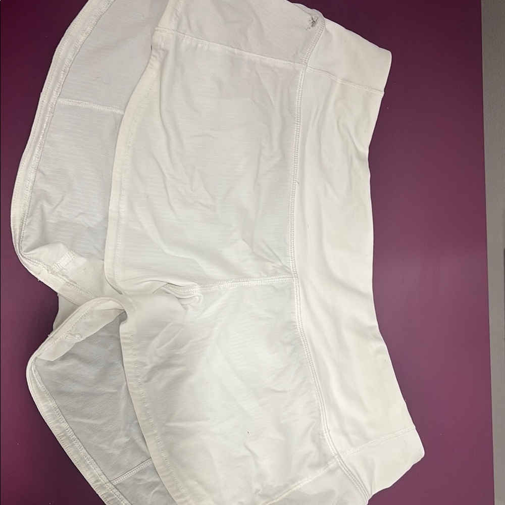 Lululemon white shorts